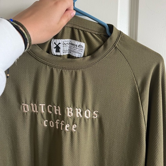 Dutch Bros Olive Green Long Sleeve - Picture 4 of 5